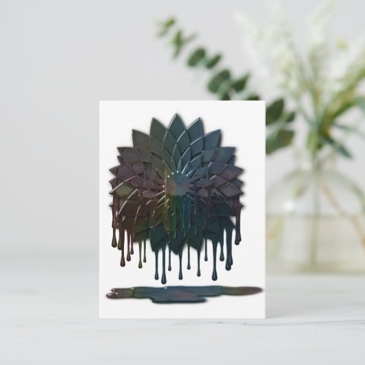 Briefkaart olieramp (Staand voorkant)