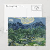 Briefkaart olijfbomen (Voorkant / Achterkant)