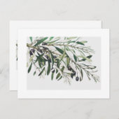 BRIEFKAART :  OLIJFBRANK (Voorkant / Achterkant)