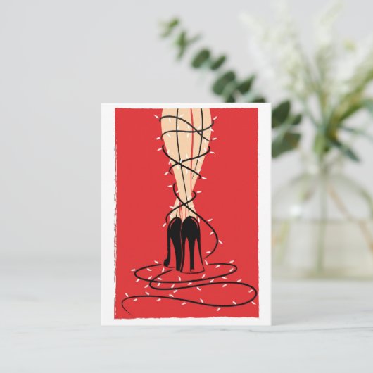 Briefkaart omgepakt (Staand voorkant)