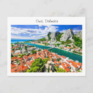 Briefkaart Omis Dalmatië