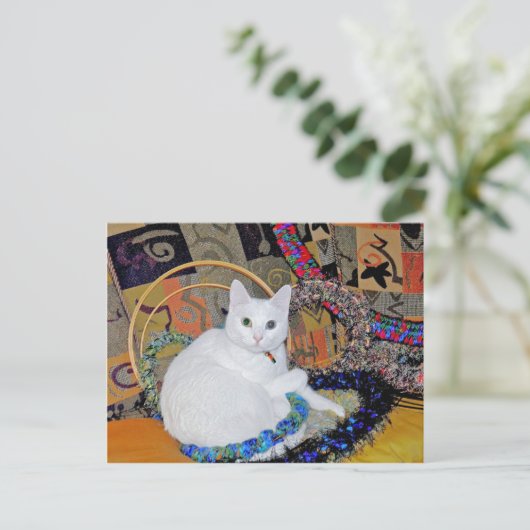 Briefkaart omringd door sereniteit (Staand voorkant)