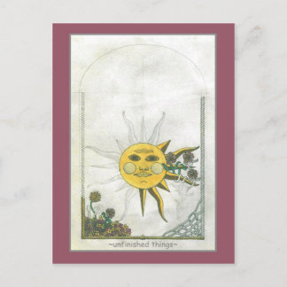 Briefkaart Onafgewerkte dingen