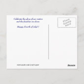 Briefkaart onafhankelijkheid juli 4 (Achterkant)