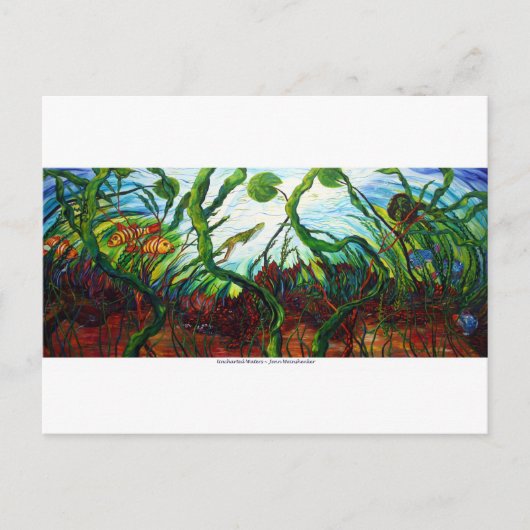 Briefkaart onbevangen wateren (Voorkant)