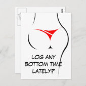 Briefkaart onderaan tijd (Voorkant / Achterkant)