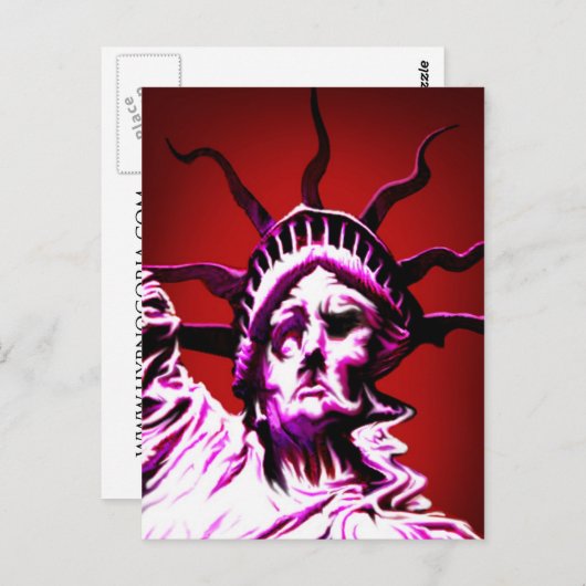 Briefkaart onderdrukking (Voorkant / Achterkant)