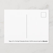 briefkaart 'Onderteken van onze afscheidingen' (Achterkant)