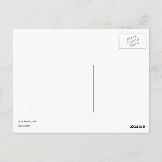 Briefkaart onderwater Uitzicht (Achterkant)