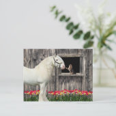 briefkaart 'One Spring Morning' (Staand voorkant)