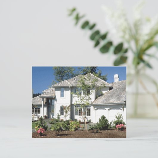 Briefkaart onroerend goed (Staand voorkant)