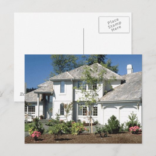 Briefkaart onroerend goed (Voorkant / Achterkant)