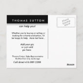 Briefkaart onroerend goed  huis / thuis (Achterkant)