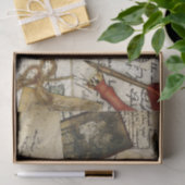 Briefkaart ontkoppeling Tissuepapier (Geschenk)