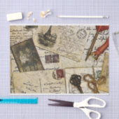 Briefkaart ontkoppeling Tissuepapier (Craft)