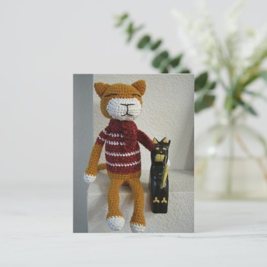 briefkaart 'ontmoeten Tommy & Timmy' (Staand voorkant)