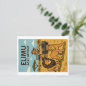  briefkaart - Oost-Afrika (Staand voorkant)