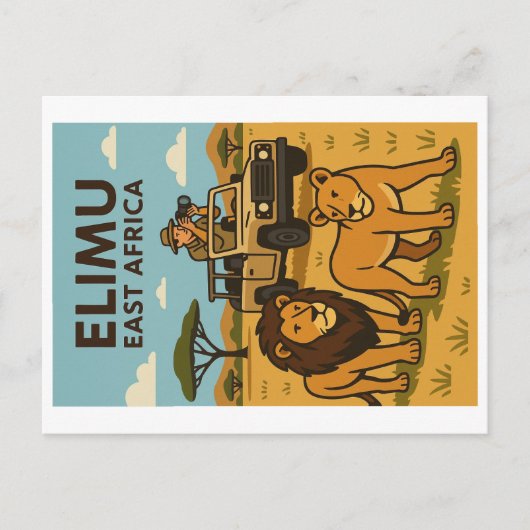  briefkaart - Oost-Afrika (Voorkant)