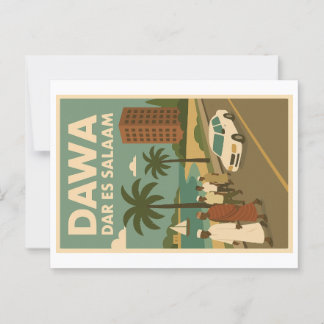  briefkaart - Oost-Afrika