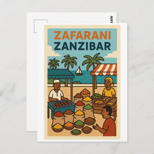  briefkaart - Oost-Afrika (Voorkant / Achterkant)