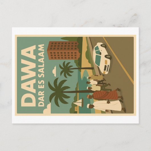  briefkaart - Oost-Afrika (Voorkant)