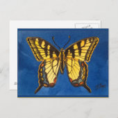 Briefkaart Oost-tijgervlinder (Voorkant / Achterkant)