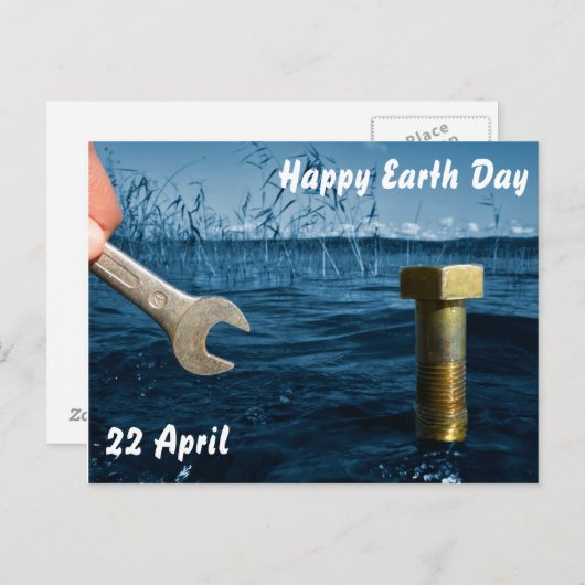 Briefkaart op de Aarde (Voorkant / Achterkant)