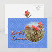 Briefkaart op de Dag van de Aarde (Voorkant / Achterkant)