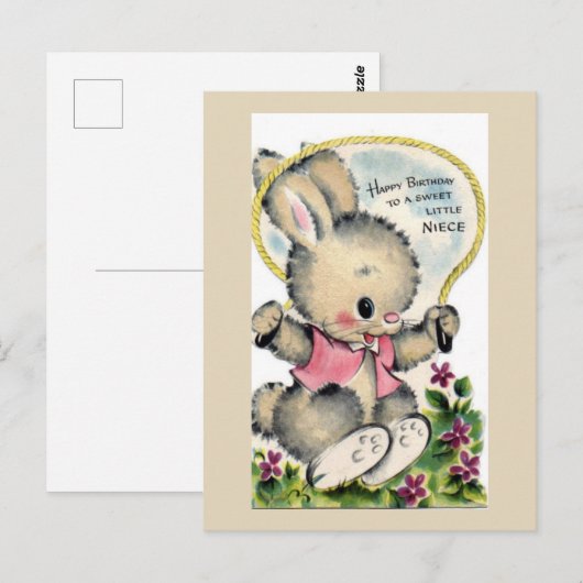  Briefkaart op de geboorte (Voorkant / Achterkant)