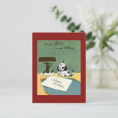  Briefkaart op de geboorte (Staand voorkant)