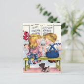  Briefkaart op de geboorte (Staand voorkant)