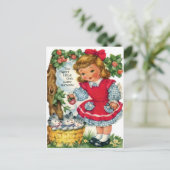 Briefkaart op de geboorte (Staand voorkant)