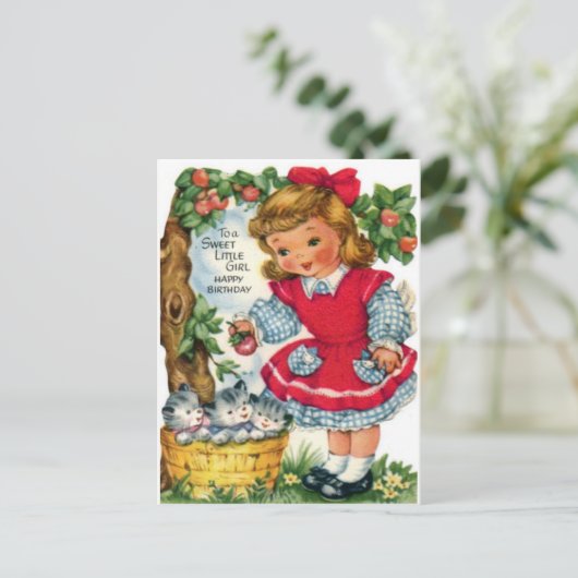  Briefkaart op de geboorte (Staand voorkant)