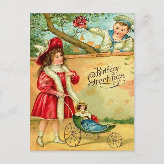 Briefkaart op de geboorte (Voorkant)