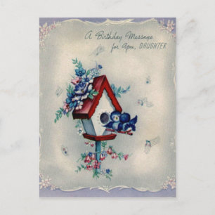 Briefkaart op de geboorte