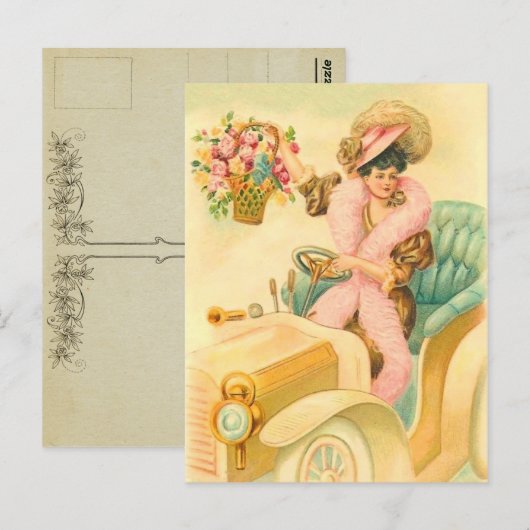  Briefkaart op de geboorte (Voorkant / Achterkant)