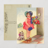  Briefkaart op de geboorte (Voorkant / Achterkant)