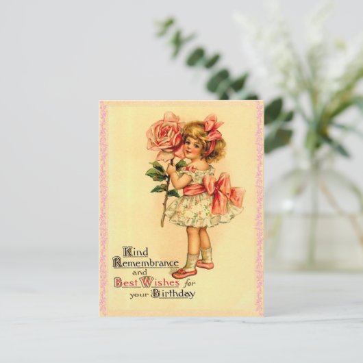  Briefkaart op de geboorte (Staand voorkant)