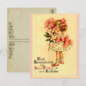  Briefkaart op de geboorte (Voorkant / Achterkant)