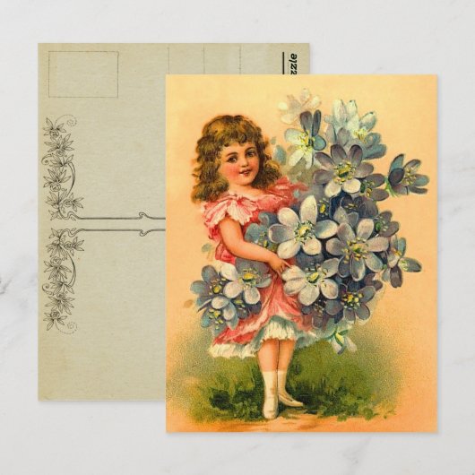  Briefkaart op de geboorte (Voorkant / Achterkant)