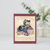  Briefkaart op de geboorte (Staand voorkant)