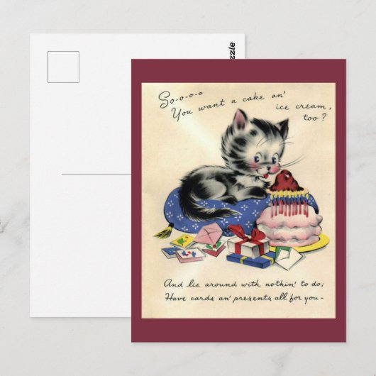  Briefkaart op de geboorte (Voorkant / Achterkant)