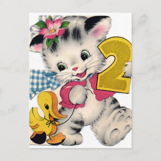  Briefkaart op de geboorte (Voorkant)