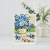 Briefkaart op de geboorte (Staand voorkant)