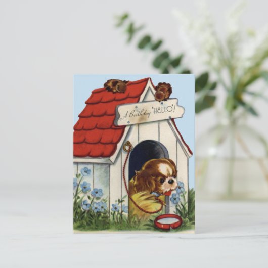  Briefkaart op de geboorte (Staand voorkant)