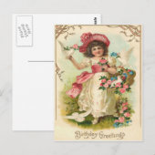  Briefkaart op de geboorte (Voorkant / Achterkant)