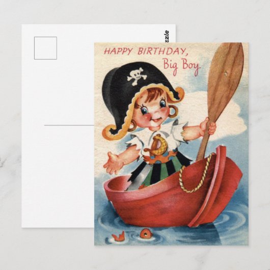  Briefkaart op de geboorte (Voorkant / Achterkant)