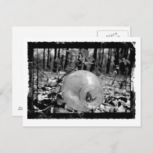 Briefkaart op de grond (Voorkant / Achterkant)