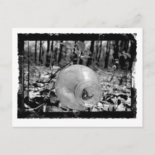 Briefkaart op de grond (Voorkant)