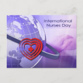 Briefkaart op de Internationale Verpleegkundigenda (Voorkant)